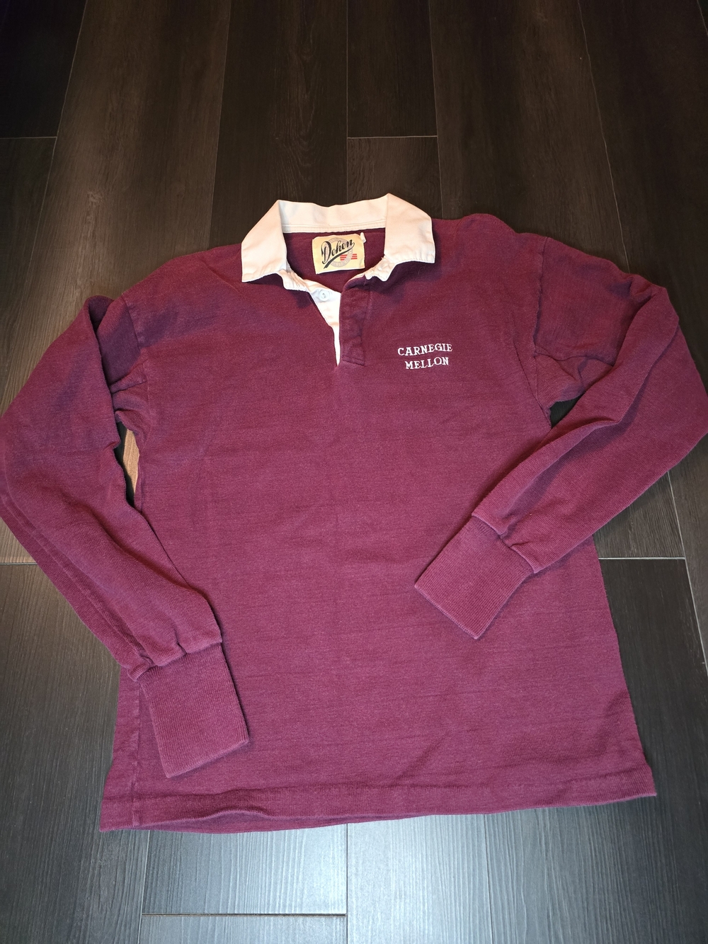 Dehen 1920 Carnegie Mellon University Vintage Shirt Maroon Size M